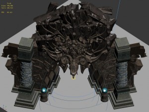 a world - the door 3D 模型
