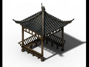 arquitectura - chishan blanco - mirador Modelo 3D