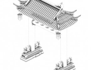 architecture - white chishan - archway 3D Модель