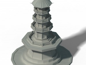 building - broken stone stones 01 Modello 3D
