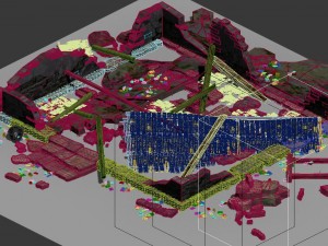 building - ruins 001 Modello 3D