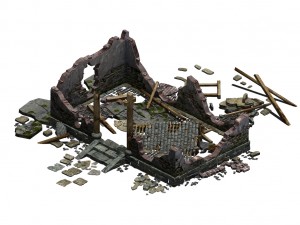 buildings - ruins 002 3D Model