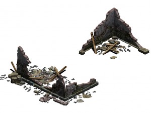 building - ruins 004 Modelo 3D