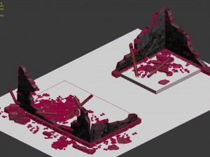building - ruins 004 Modelo 3D