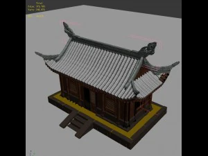 architecture - windy grassland building 01 3D Model