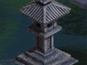architecture - windland prairie - stone lamp 01 3D मॉडल