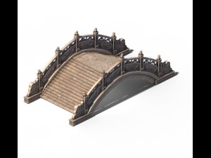architecture - windland prairie stone bridge 01 Modelo 3D