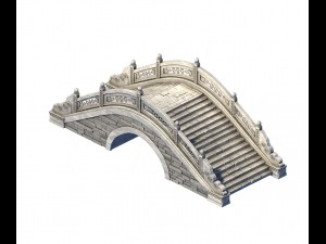 architecture - windland prairie stone bridge 02 3Dモデル