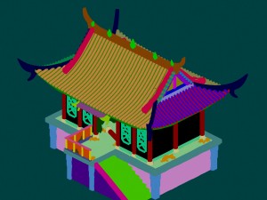 building ghost house - haunted house 01 3D मॉडल