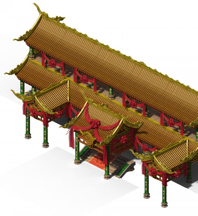 architecture - wonderful fantasy - architecture 02 Modelo 3D .c4d .max .obj .3ds .fbx .stl .blend 