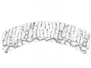 building accessories - white jade stone bridge Model 3D