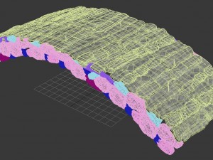 building accessories - white jade stone bridge Model 3D