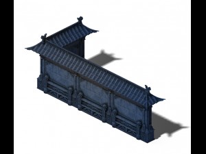building - stone chamber wall 02 3D मॉडल