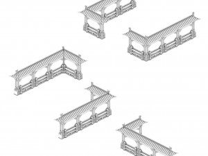 building - stone chamber wall 02 3D मॉडल