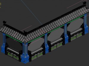 building - stone chamber wall 02 3D मॉडल