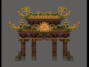 architectural image of the door - arch 3D Модель