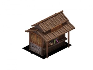 street - small street vendors 3Dモデル