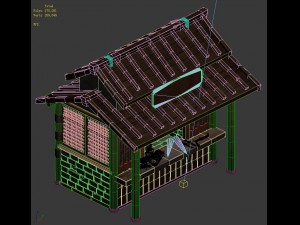 street - small street vendors 3Dモデル
