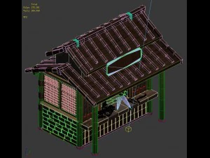 street - small street vendors 3D Model