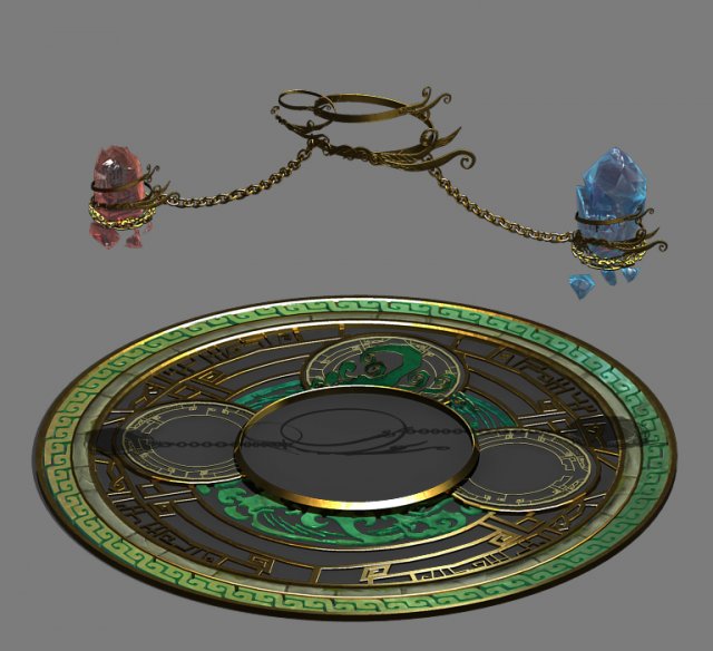 wizard - disc send 12 3D Model .c4d .max .obj .3ds .fbx .stl .blend 