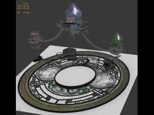 wizard - disc send 12 3D Model