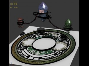 wizard - disc send 12 3D Model