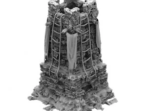 barracks - beacon 01 3D Model