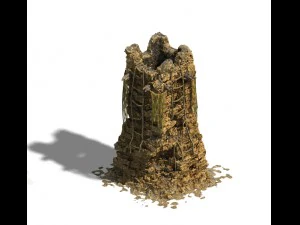barracks - beacon 02 3D Model