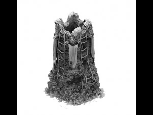 barracks - beacon 02 3D Model