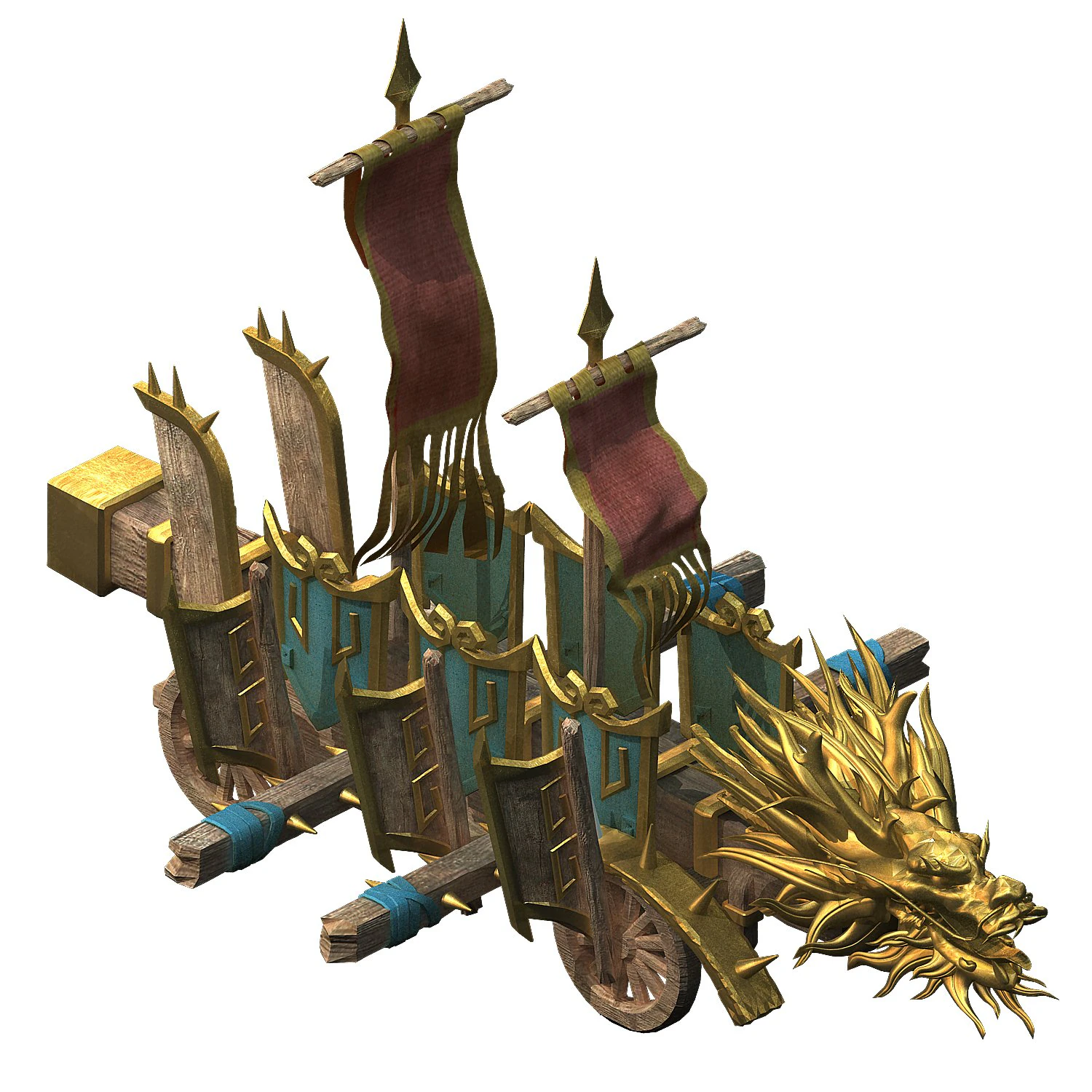 barracks war - dragon car 3D Model .c4d .max .obj .3ds .fbx .stl .blend