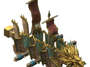 बैरक युद्ध - ड्रैगन कार 3D मॉडल