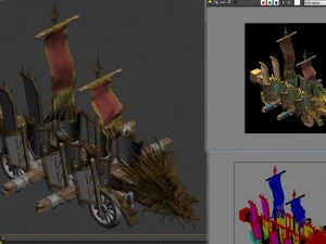 barracks war - dragon car 3D Model