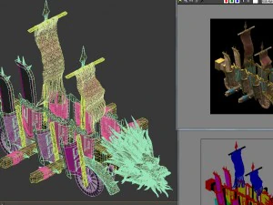 barracks war - dragon car 3D Model