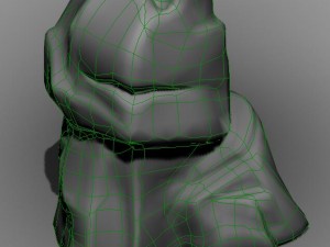 cartoon world - mountain stone Modèle 3D