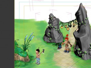 cartoon world - pumpkin mountain gate 13 3D मॉडल
