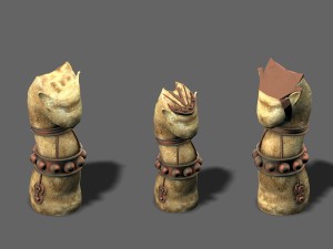 cartoon world - stone carving 13 3D-Modell
