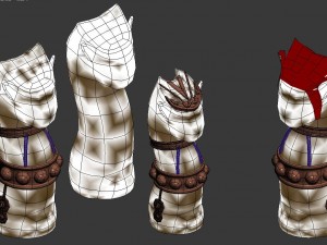 cartoon world - stone carving 13 Model 3D