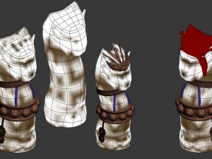 cartoon world - stone carving 13 Model 3D