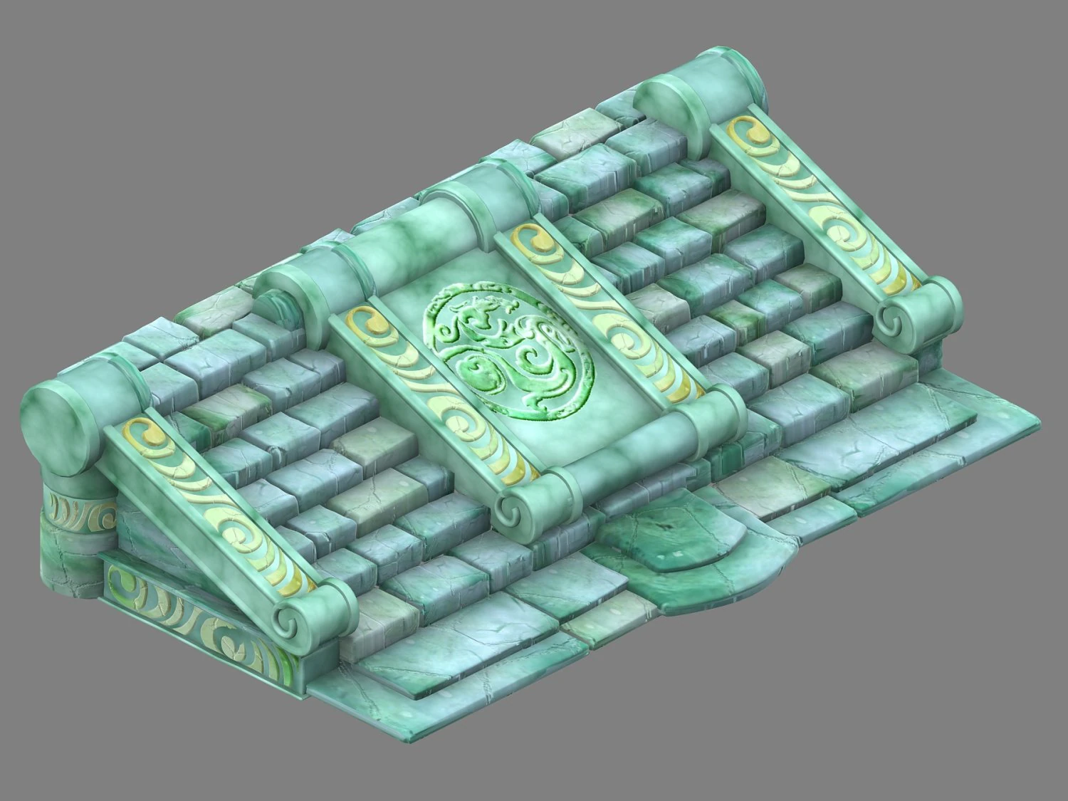 cartoon world - ladder 15 3D Model .c4d .max .obj .3ds .fbx .stl .blend