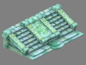 만화 세계 - 사다리 15 3D 모델