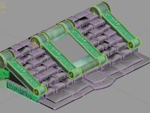 cartoon world - ladder 15 3D Model