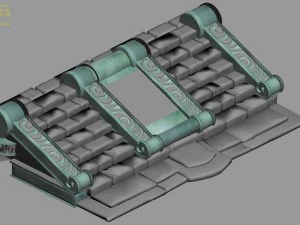 cartoon world - ladder 15 3D Model