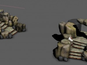cartoon world - wild fake terrain 13 Modelo 3D