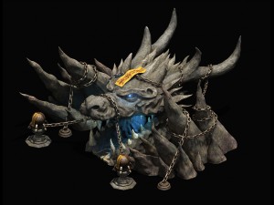 trapped dragon cave - entrance 3D Model