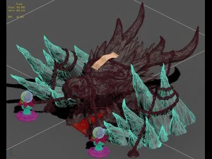 trapped dragon cave - entrance 3D Model