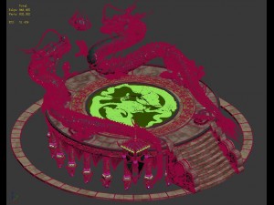 dragon - transmission platform 01 3D 模型