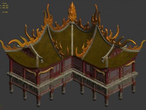 temples - partial room 05 3D Модель