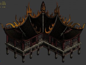 temples - partial room 05 3D Модель