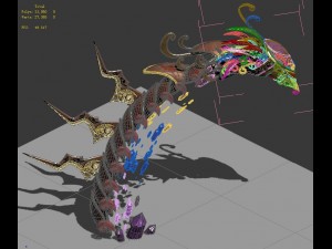 secret state - phoenix head 3D Модель