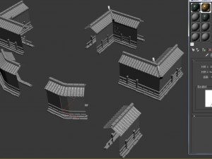 house - city wall 032 3D Модель